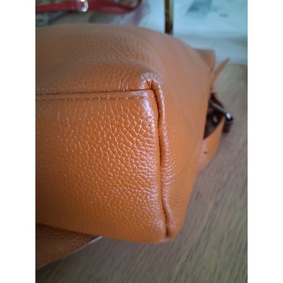 Laggo Womens Large Pebbled Leather Slouchy Studded Boho Hobo Classy Shoulder Bag - Picture 10 of 12